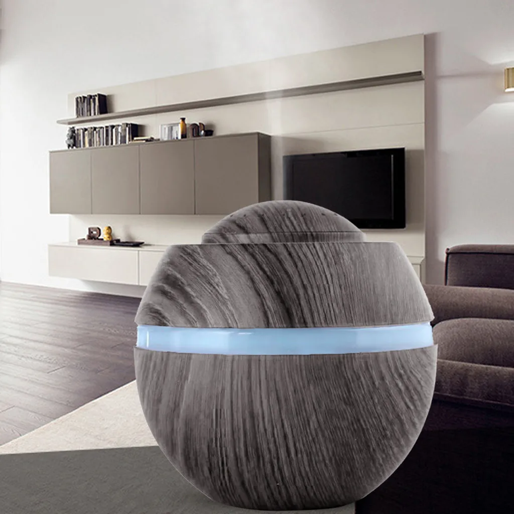 500 мл увлажнитель воздуха аромат Светодиодный ультразвуковой Красота USB дерево 7