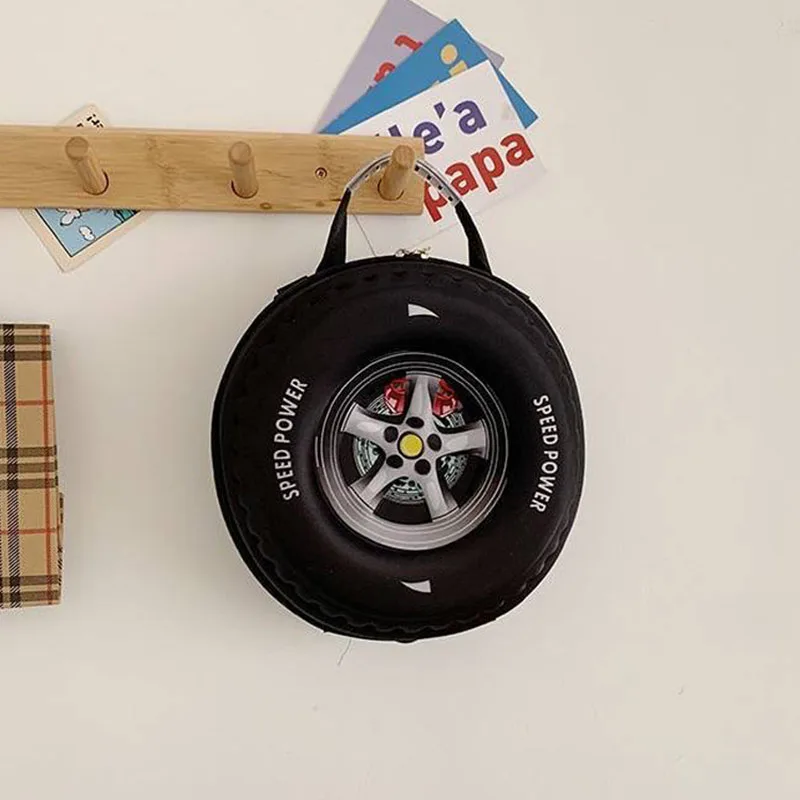 New Kindergarten Backpack Personality Trend 3-6 Years Old Tire-Shaped School Bag Baby Child Kid Backpack