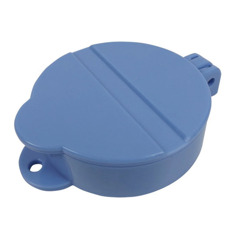 

Round Pill Cutter Portable Pill Splitter Pill Storage Box Medication Divider Blue