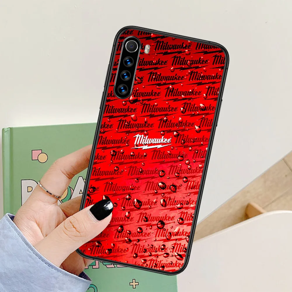 

Milwaukees Phone Case For Xiaomi Redmi Note 7 8 8T 9 9S 4X 7 7A 9A K30 Pro Ultra black Prime Pretty Shell Painting Waterproof