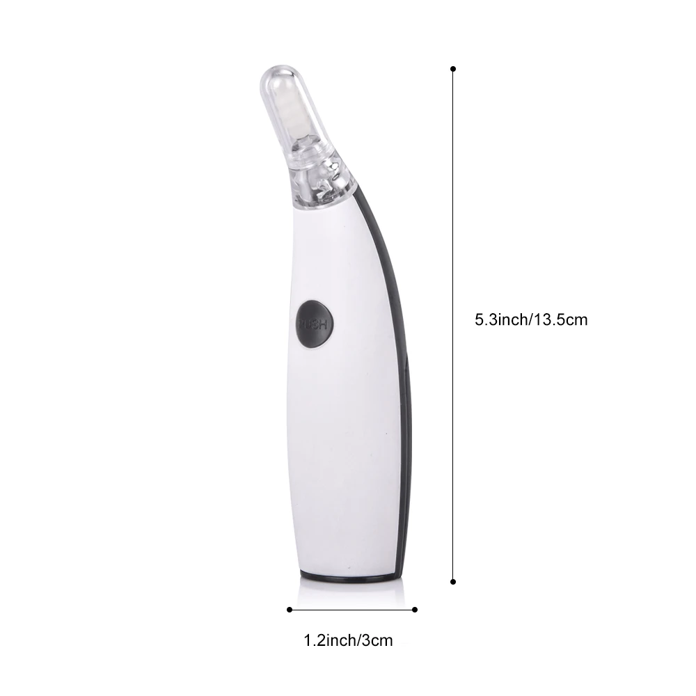 

Electric LED Light Ear Cleaner Ear Wax Removal Tool with 4 Nozzle Head Painless Earspoon Babies Adults Ear Cleaner Health Care