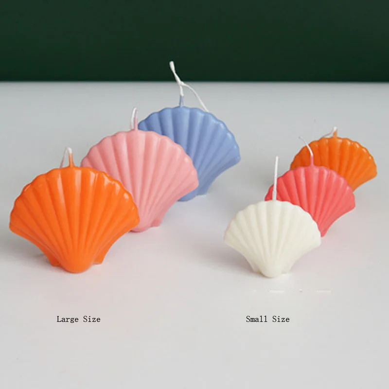 

Creative Pearl Shell Candle Acrylic Mould Scented Candle Making Wax Home Decor DIY Resin mold Mold