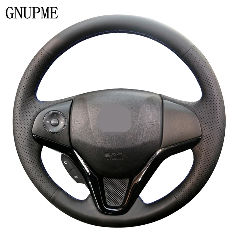 Сделай сам черного цвета из натуральной кожи чехол рулевого колеса автомобиля