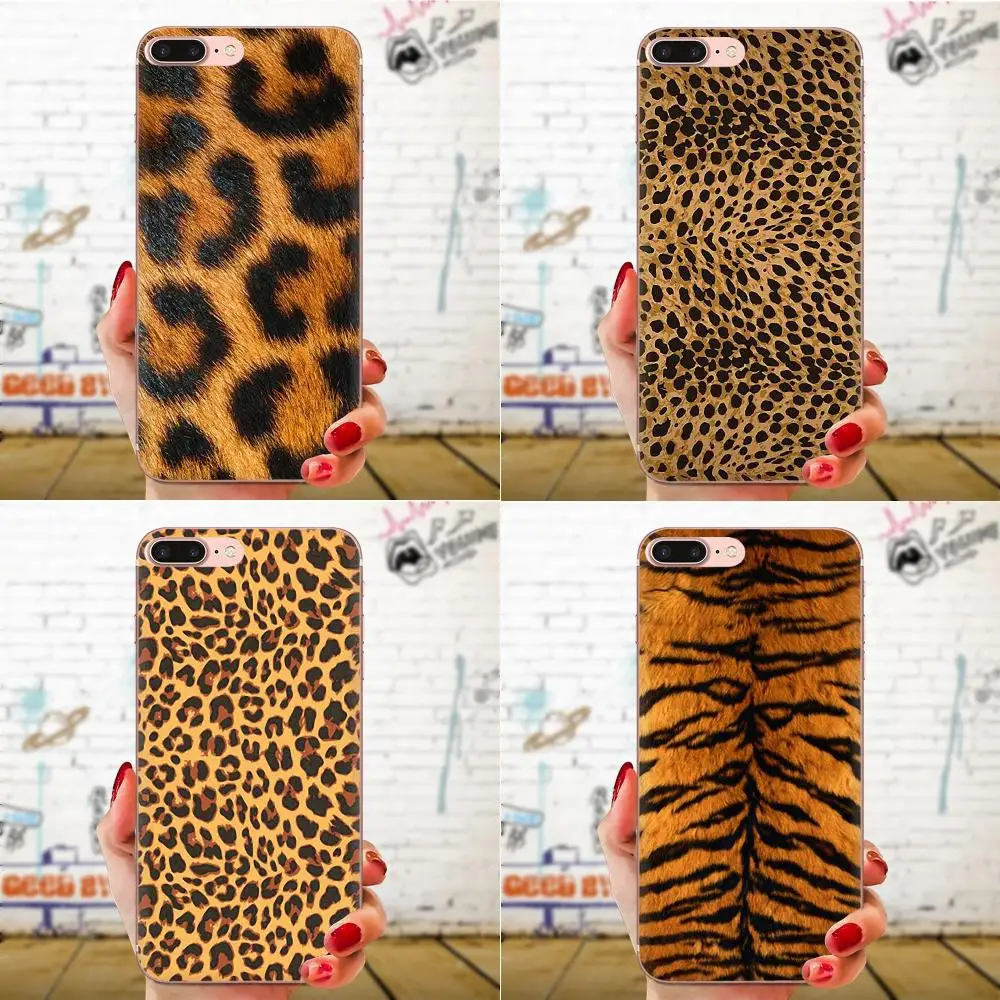 Soft TPU Mobile For Samsung Galaxy Note 8 9 10 Pro S4 S5 S6 S7 S8 S9 S10 S11 S11E S20 Edge Plus Ultra Tigre Leopardo Pantera