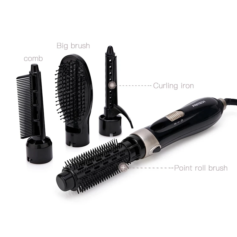 

Mi Eco-Chain Official Store PRITECH Hair Dryer Massage Comb Straight Hair Curly Hair Curling Stick Hair Care Hair Dryer