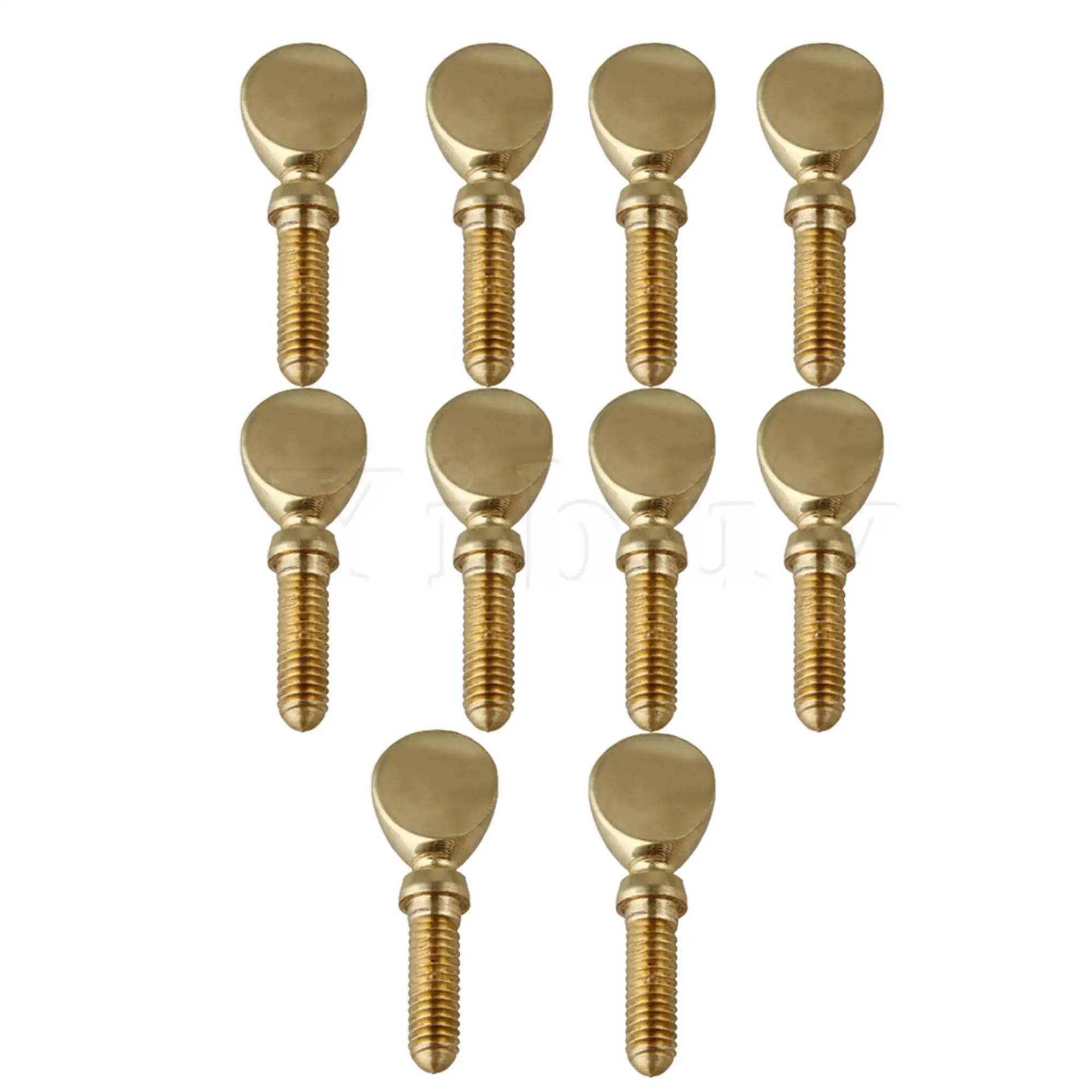 

Yibuy10pcs сопрано альт тенор саксофон кларнет шейные винты для затягивания золотой