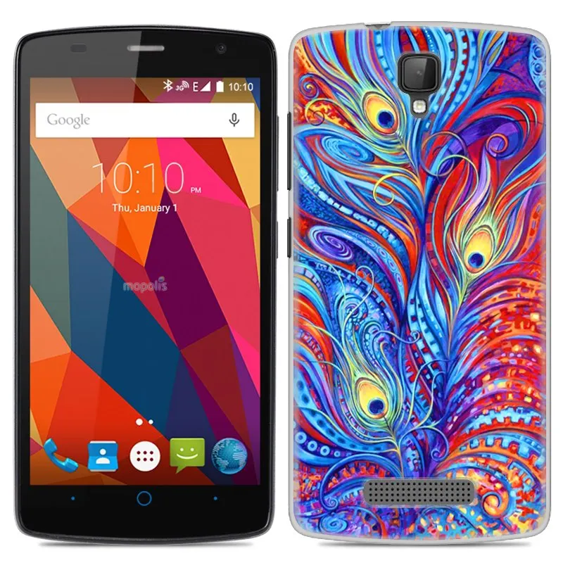 ZTE Blade L5 Plus Case 5.0-inch Back Cover Silicone Soft TPU Cartoon Flower Owl for Phone Cases Fundas Coque |