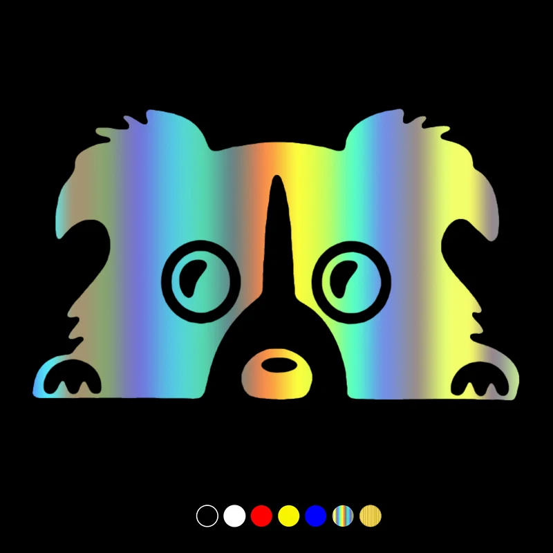 30375# наклейки на авто Милый щенок водонепроницаемые машину наклейка для