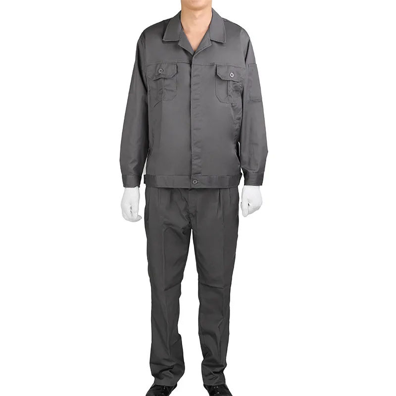

Labor Protection Suit Spring And Autumn Long-sleeved Suit Car Man Factory Workshop Wear-resistant And Dirt-resistant Thickening