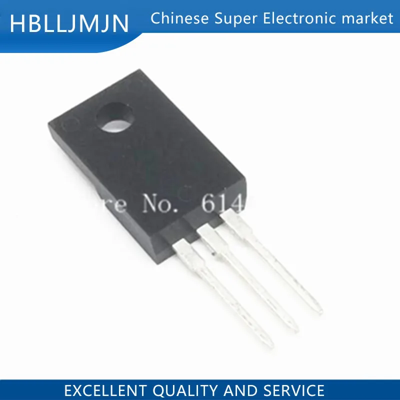 10 шт FQPF7N80C TO-220F FQPF7N80 TO-220 7N80 7N80C 800V 7A | Электронные компоненты и принадлежности