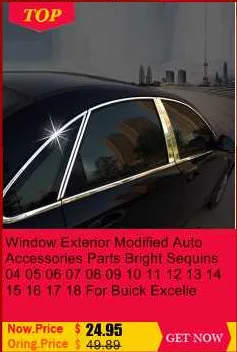 Кузова передний бампер решетка наружная Automovil автомобильный модифицированный аксессуар отделка наклейка полосы Чехлы 18 для Buick Excelle GX