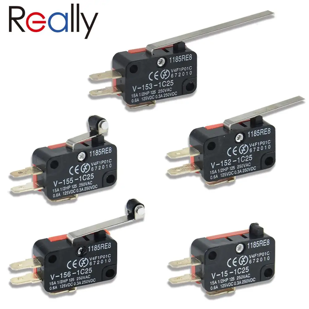 5 шт. Шарнирный рычаг с микро переключателем для микроволновки дверцы духовки