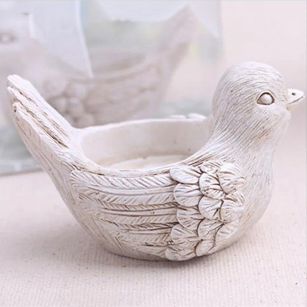 Ретро-подсвечник в виде слона для чая подсвечник Свадебный домашний декор птицы |