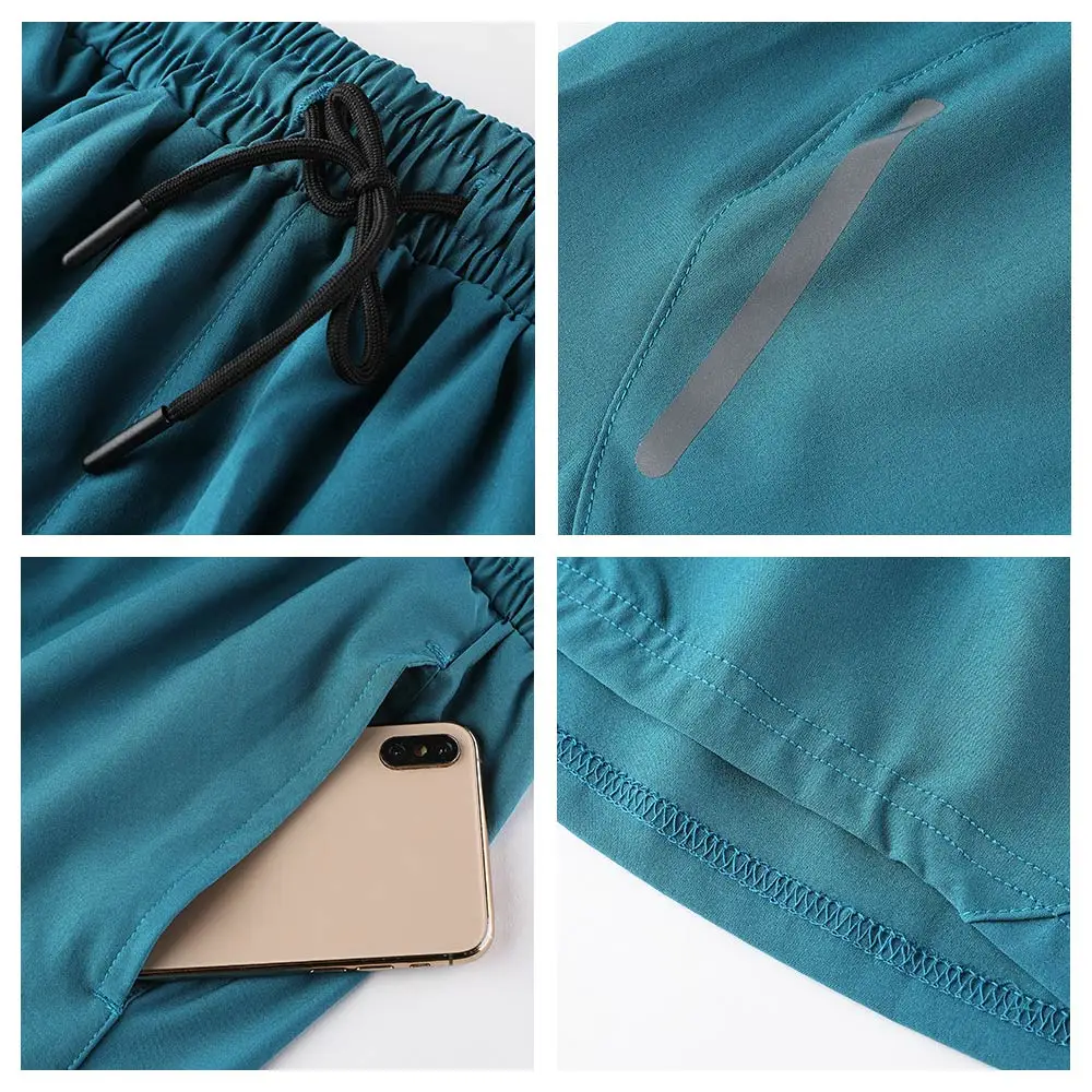 Elastic Band Men's Shorts Fitness Jogger Shorts Crossfit Running Sports Shorts Workout Gym Shorts Female Summer Beach Shorts