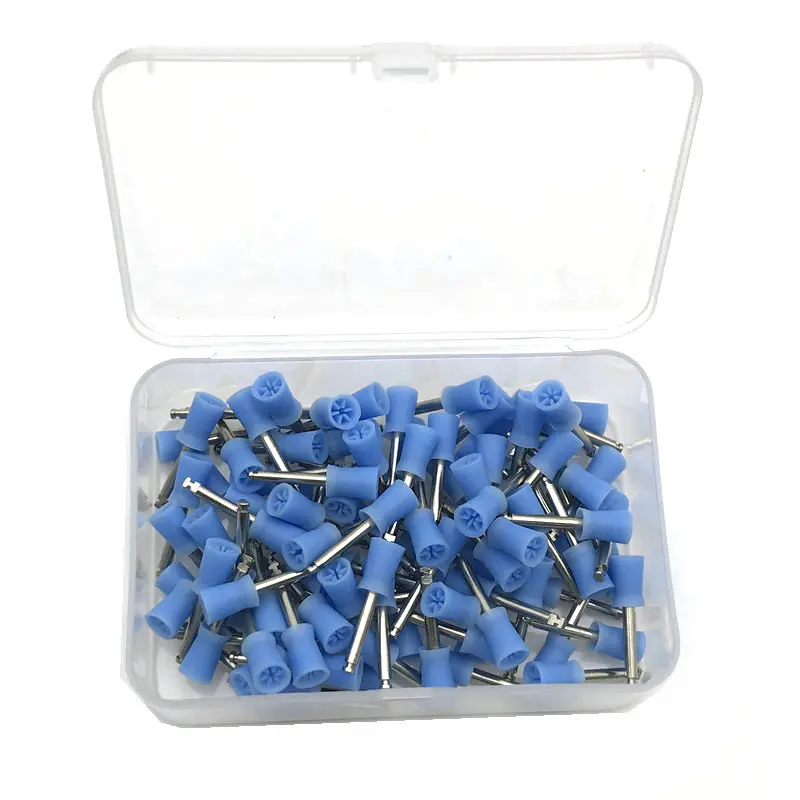 100 шт. зубная щётка для полировки зубов|Стомотологические сверла и щетки| |