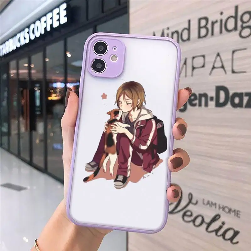 

Anime Kenma Kozume Of Haikyuu Phone Cases Matte Transparent For iPhone 12 Mini 11 Pro XR XS Max 7 8 Plus