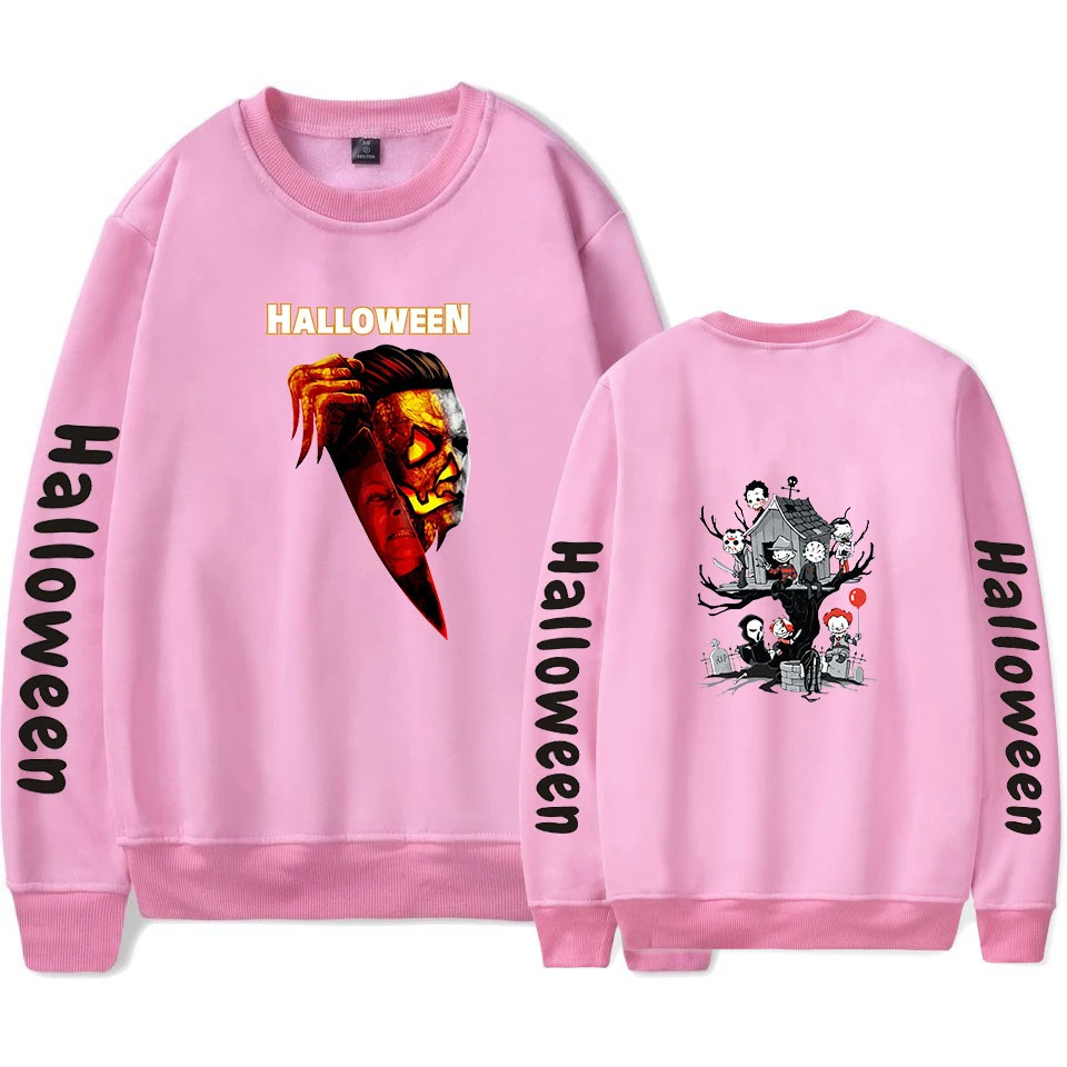 

O-neck Sweatshirt Harajuku Round Collar Men/women Sweatshirt Print 2020 New Movie Halloween Killer Casual High Quality Hoodies