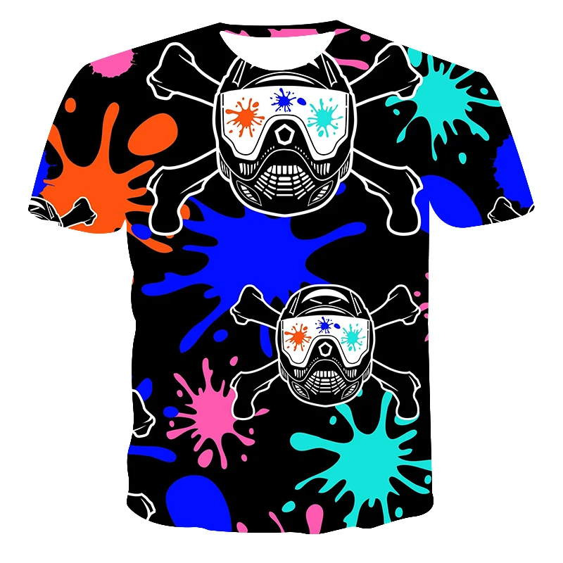 

New Casual One Piece Short Sleeve Funny 3D Polyester Printed T-Shirt