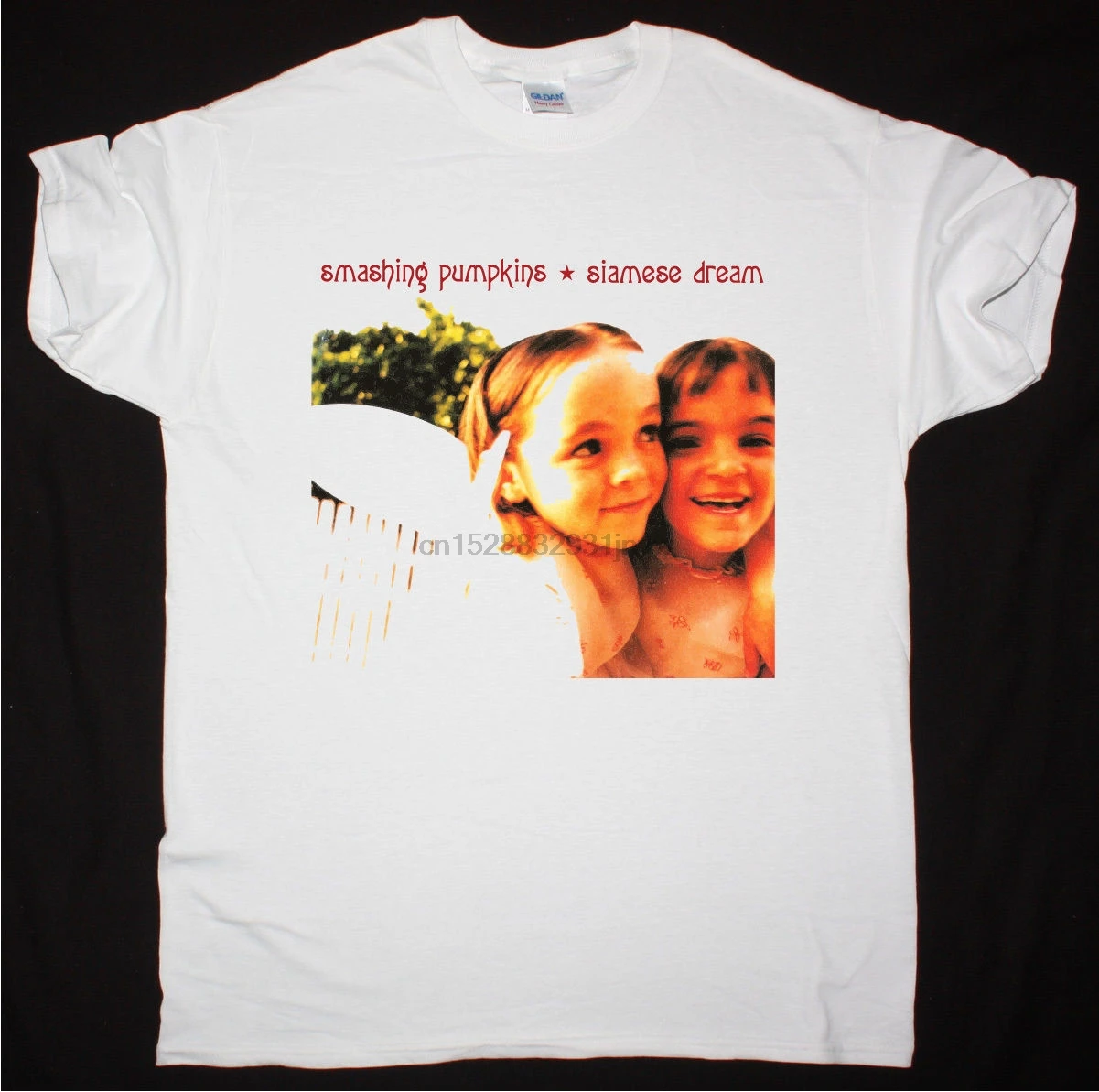 Белая футболка с надписью THE SMASHING PUMPKINS SIAMESE DREAM ZWAN BILLY CORGAN PIXIES BUSH мужские хлопковые