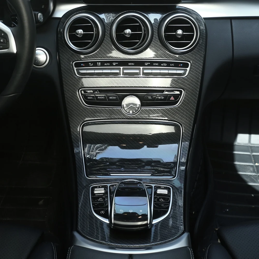 

Отделка консоли панельная Накладка для коробки передач для Mercedes-Benz C-Class W205, дуб, 2 шт./компл.