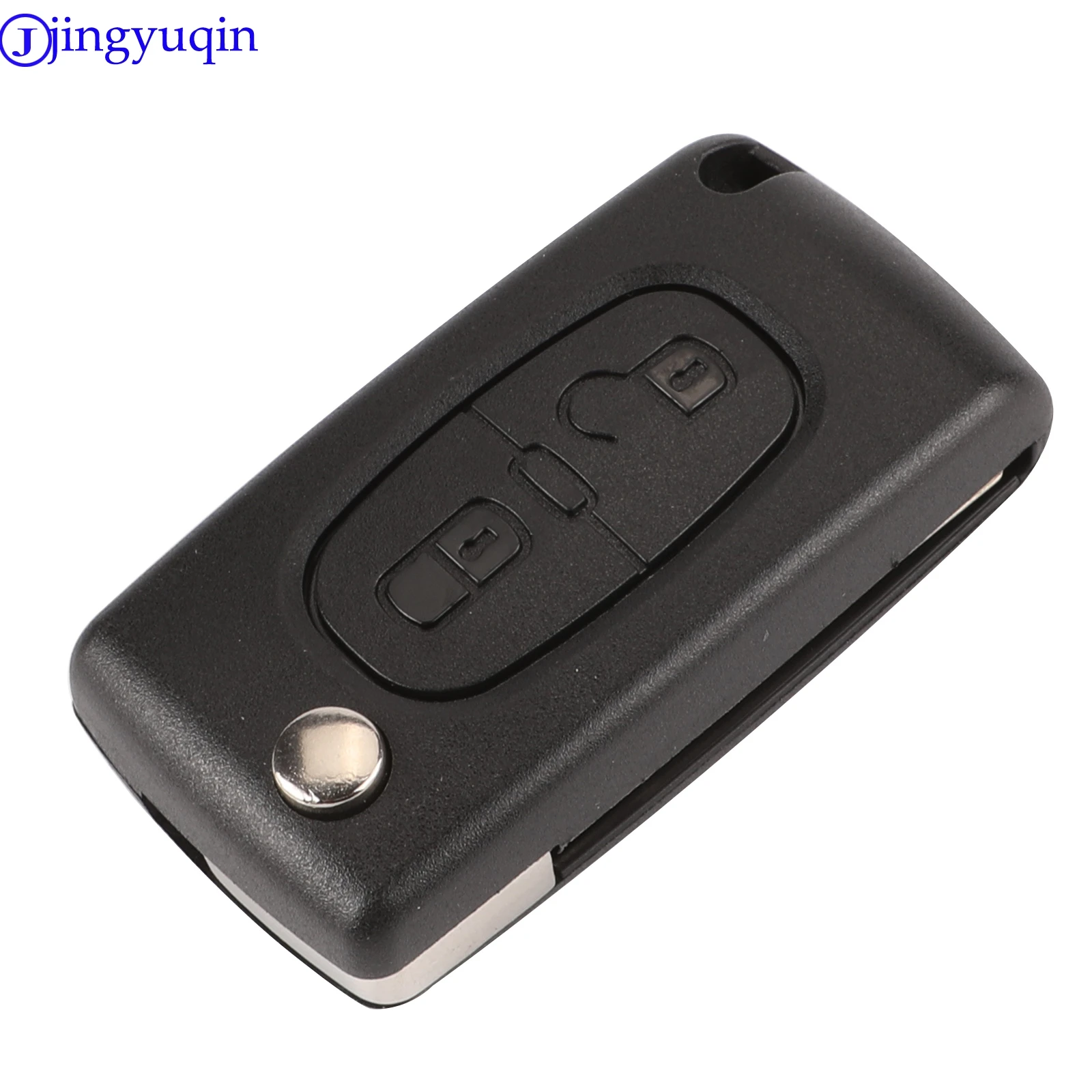Jingyuqin ключи чехол в виде ракушки для peugeot 307 407 308 607 для Citroen C2 C3 C4 C5 C6 C8 XSARA пика CE523 HU83 CE536 VA2