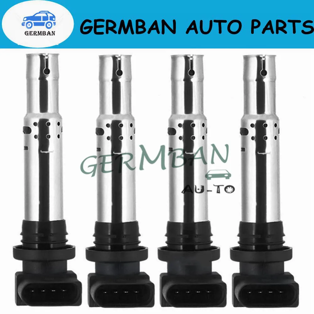 4 шт. 036905715F 036905715A 036905715C Катушка зажигания для VW Golf Jetta Caddy Beetle Polo Audi1 A3 A1 1 1.6FSI Skoda Leon