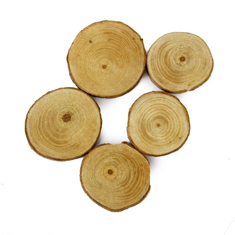 Диски деревянные для рукоделия 20 шт. 4 5 см|Украшения своими руками вечеринки| |