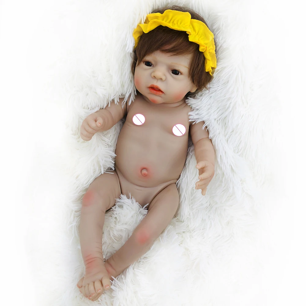 22 дюйма Bebes reborn boneca девочка ребенок полное тело силиконовые виниловые куклы 55 см реалистичные Новорожденные куклы Рождественские подарки для детей