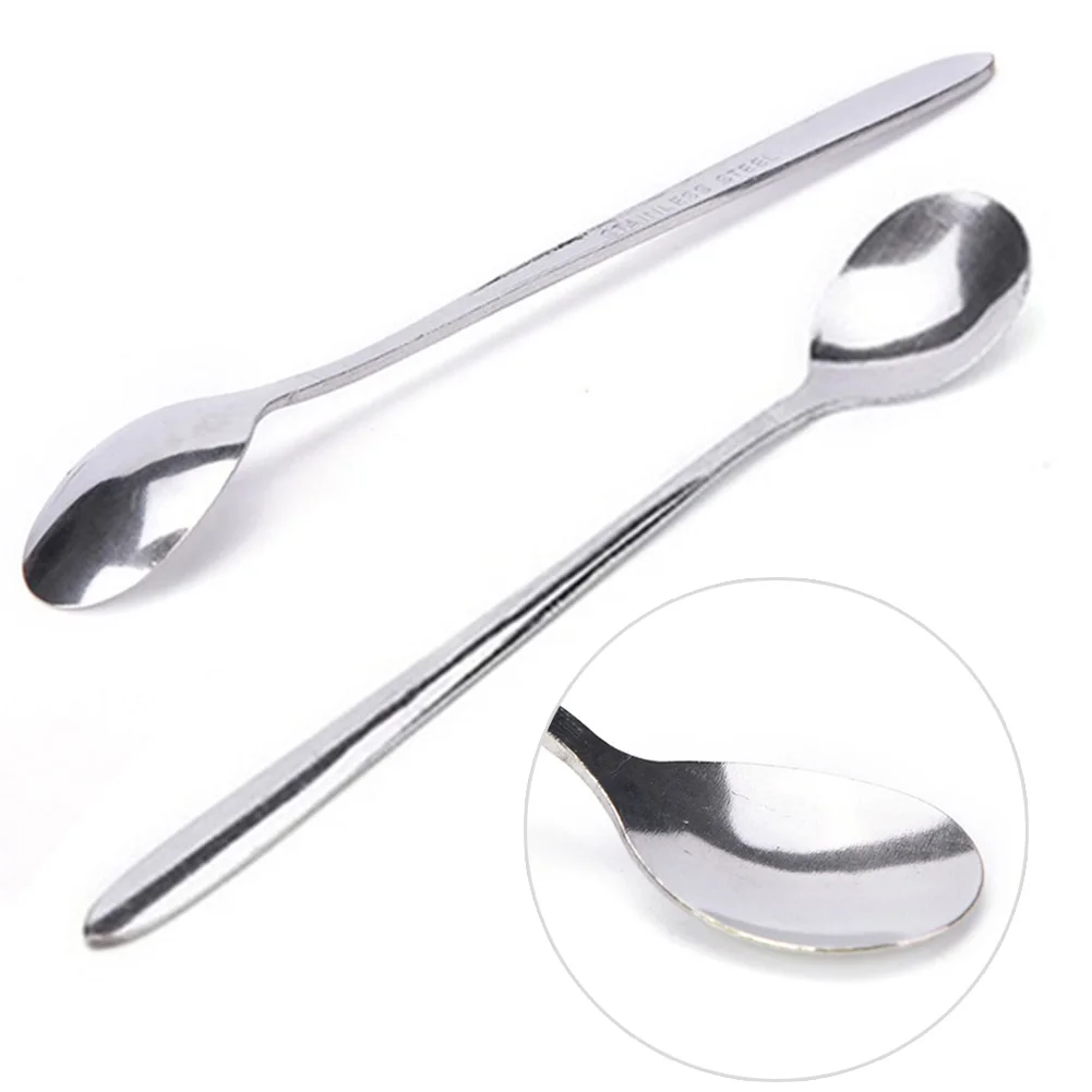 Эргономичная портативная многофункциональная ложка для кофе с длинной ручкой из