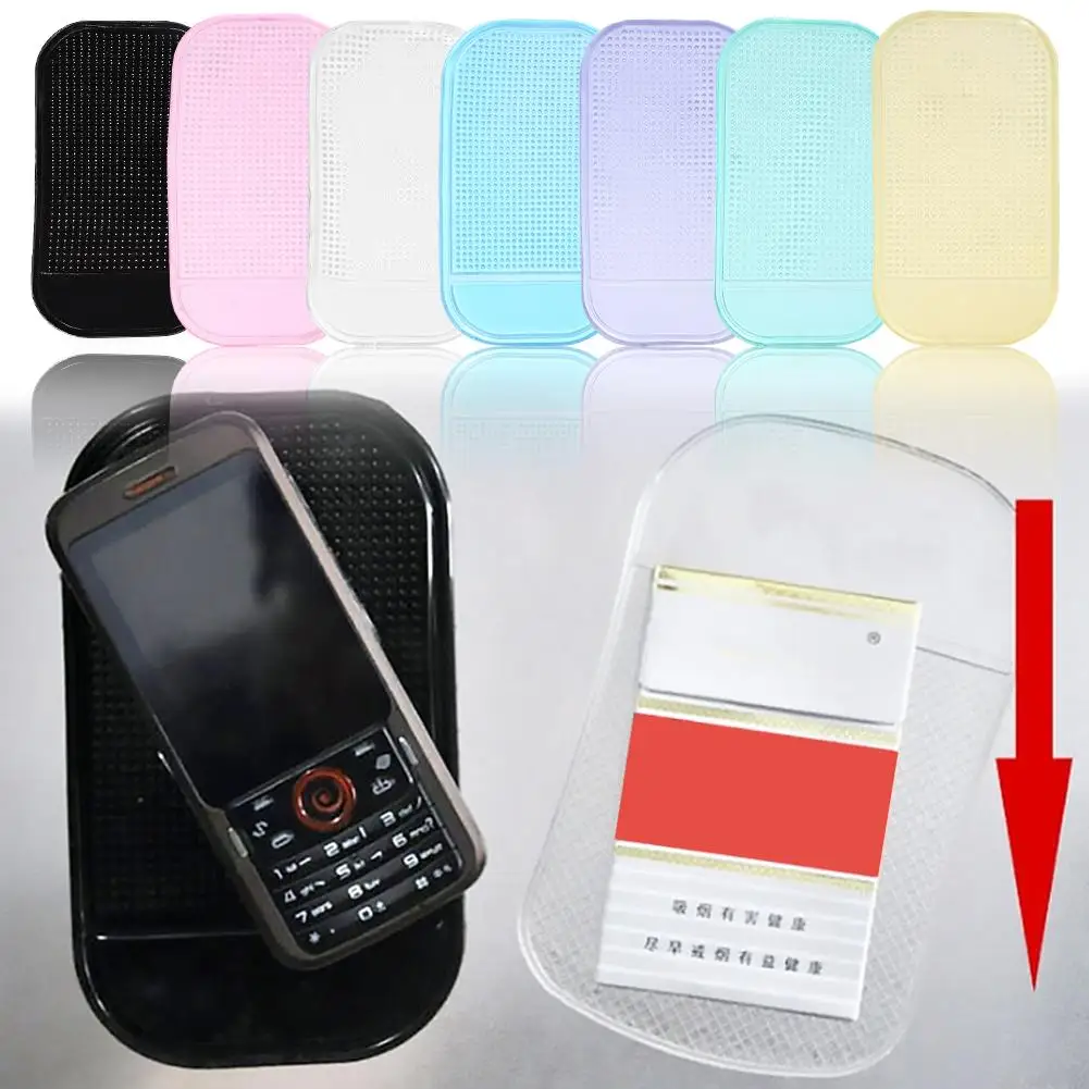 6 цветов Противоскользящий коврик держатель для телефона gps липкий ручки