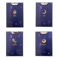 starry sky series writing board clipboard for office school hardboard a4 paper pad paperboard file holder for writing drawing