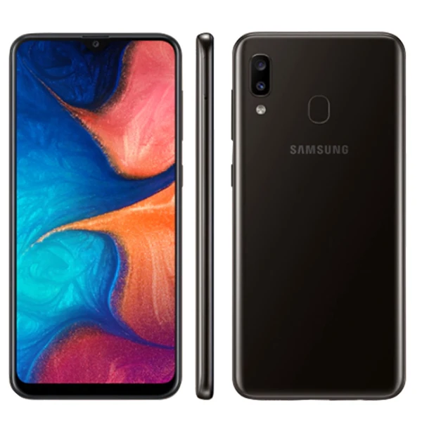3GB 32GB Black Мобильный телефон samsung Galaxy A20 A205F-DS, 6,4 дюймов, 3 Гб ОЗУ, 32 Гб ПЗУ, Восьмиядерный процессор Exynos 7884, 13 МП, две sim-карты, 4000 мАч, Android - Цвет: 3GB 32GB Black
