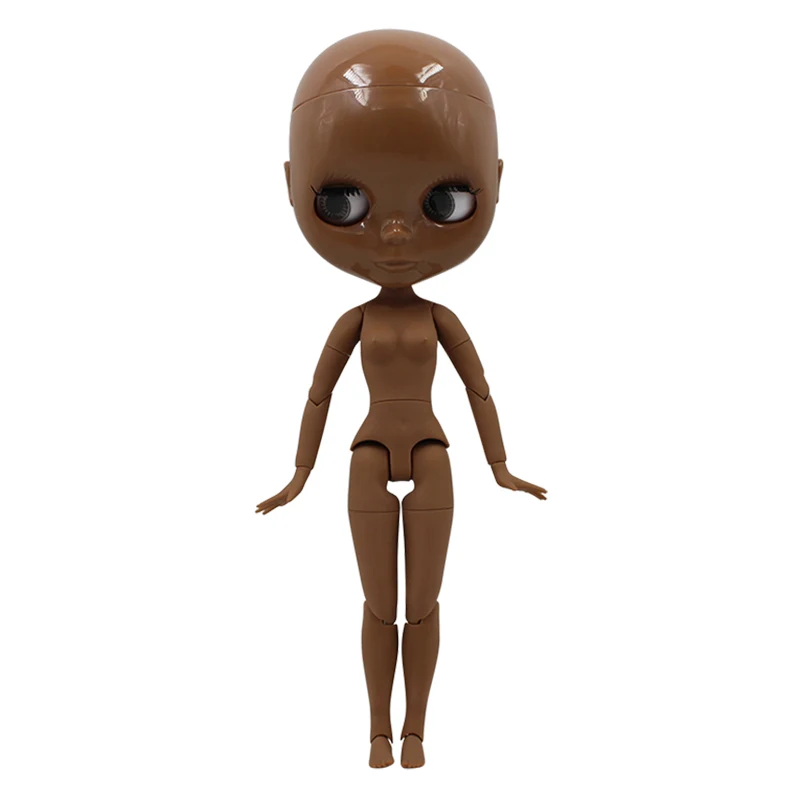 Blyth кукла 1/6 Bjd шарнир тело лысая голова кукла с глазками, кукла без одежды 30 см, 5 цветов 19 суставов руки AB, изменить Макияж DIY