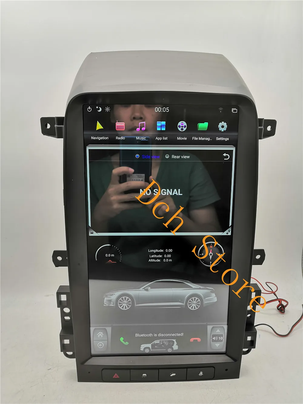 13,6 дюймов вертикальный Большой экран Tesla стиль Android 8,1 PX6 CARPLAY автомобильный DVD gps навигатор плеер для Chevrolet captiva 2008-2012 ips