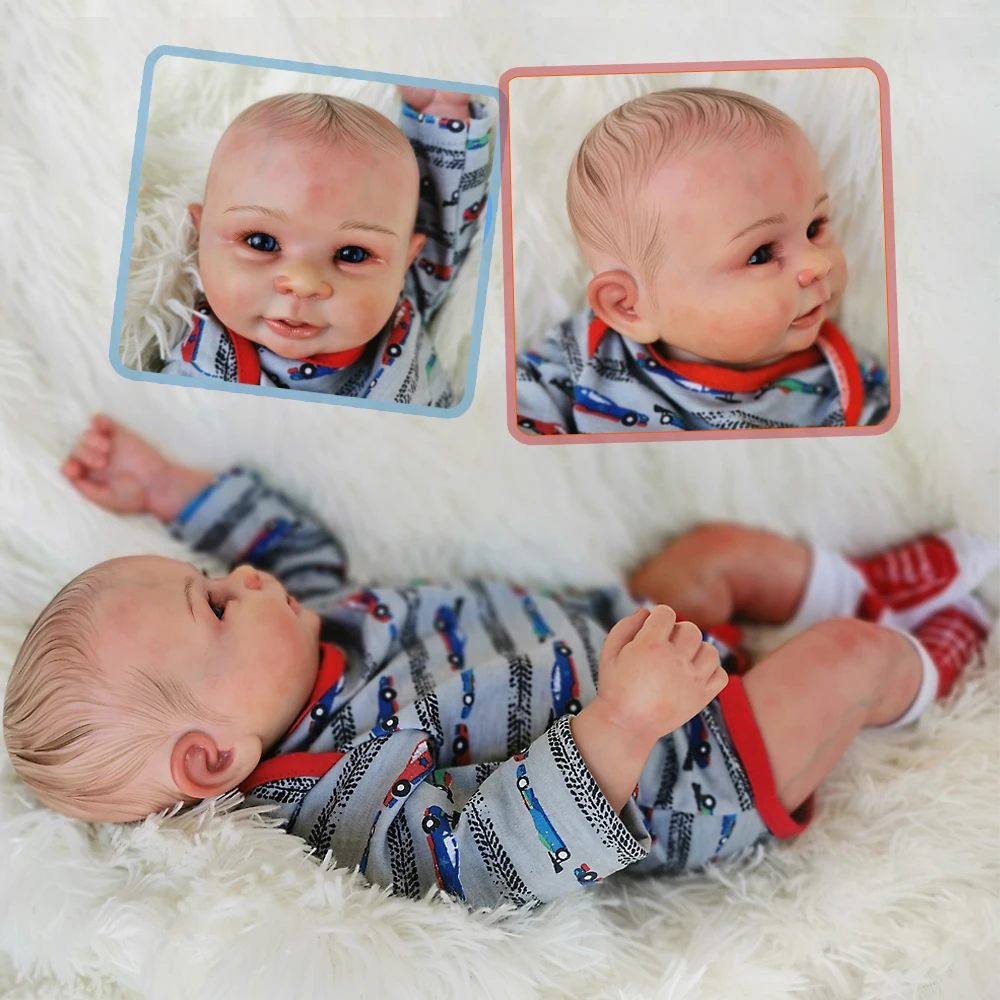Reborn Baby Dolls Реалистичная богатая живопись 20 дюймов куклы живые Новорожденные