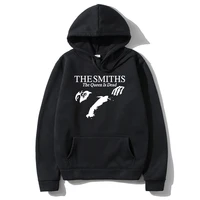 the smiths the queen is dead hoodie 1980s indie morrissey bigger size homme black classic hoodies men women sweatshirt
