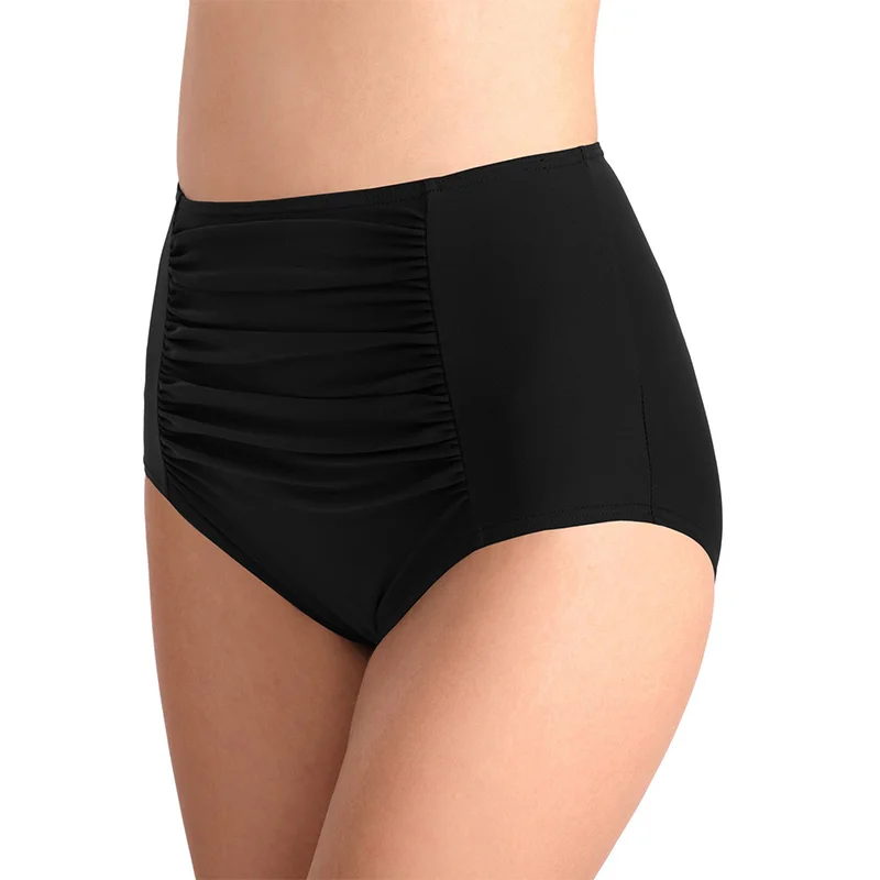 Бикини женское с высокой талией рюшами|Раздельный из двух частей| |