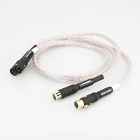 free shipping pair high quality valhalla series audio interconnect cable hifi balance audio cable