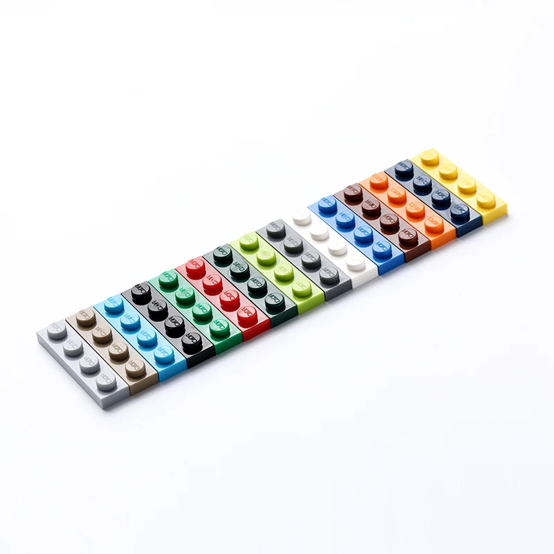 100g Bulk Parts 1x4 Thin Bricks Building Blocks Plastic base Plate MOC Figure Model Assemble Educational Toys for Children 3710 |
