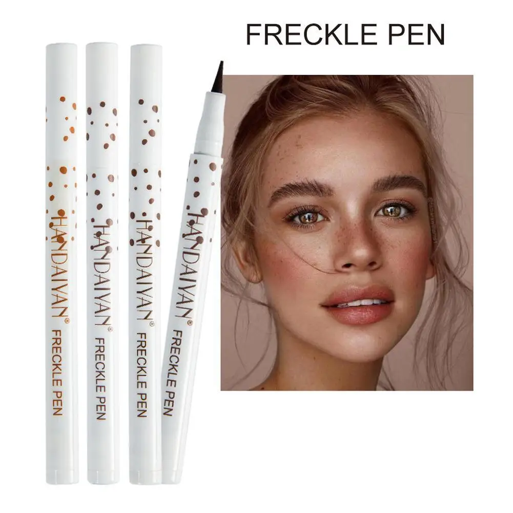 

1pc Natural Lifelike Freckle Pen Soft Brown Freckle Pen Makeup Waterproof Dot Spot Pen Create The Most Effortless Sunkissed Look