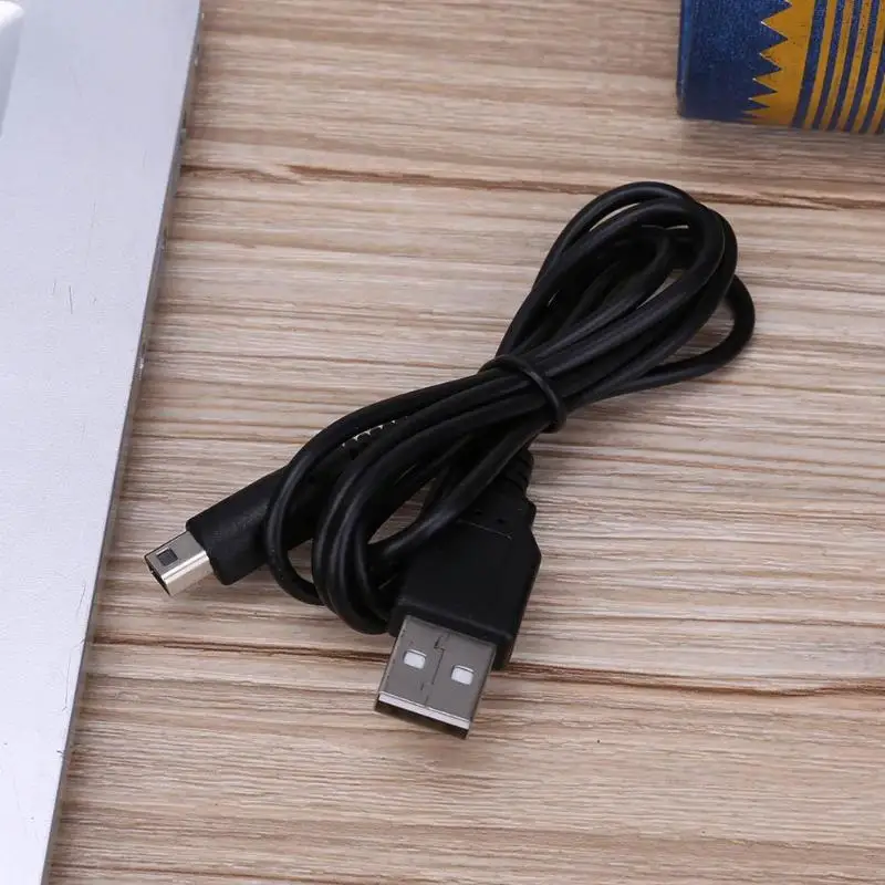 1 м Мини USB кабель для передачи данных адаптер черный USB порт зарядный кабель для передачи данных Аксессуары для игр для nintendo New 3DS NDSi игровая консоль
