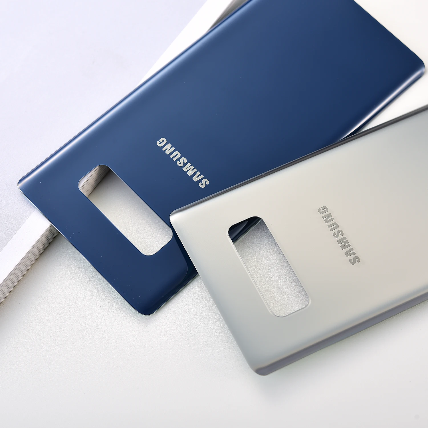 Note 8 стеклянная Задняя крышка батареи для SAMSUNG Galaxy note8 N9500 N950F задняя корпуса Замена