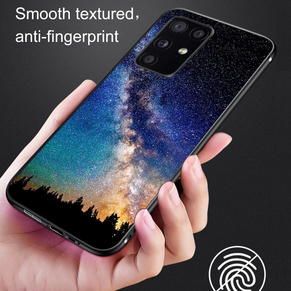 

Starry Sky For Samsung Galaxy S21 A51 S20 S10 S9 S8 Plus Ultra S10e A50 A71 A70 A20E A41 NOTE 20 10 9 8 Plus Soft TPU Phone Case