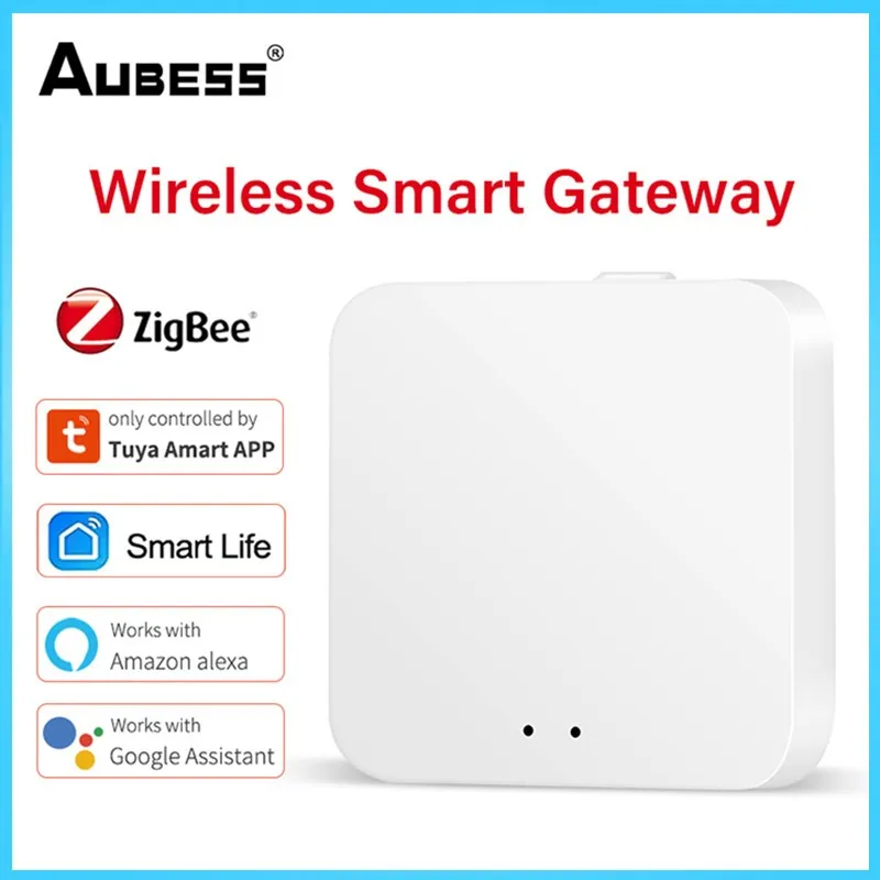 

Tuya ZigBee 3.0 Smart Hub Wireless Gateway Bridge Smart Life App Voice Remote Control Works With Alexa Google Home Assistant