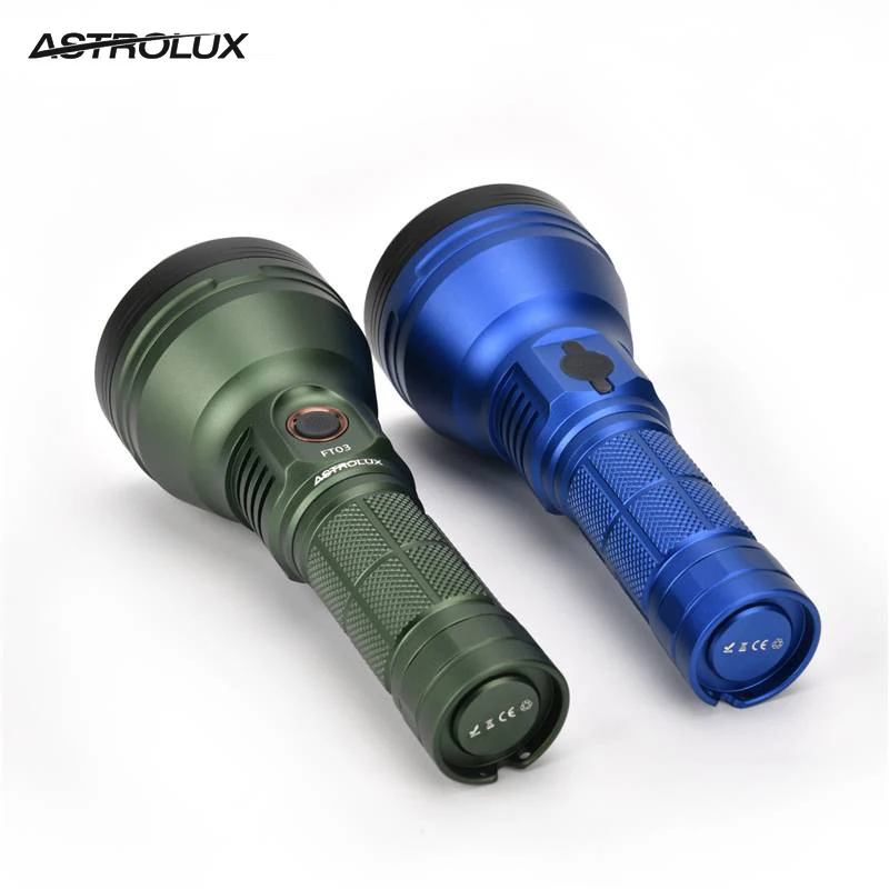 Astrolux FT03 SST40 W 2400lm 875 м тип c перезаряжаемый светодиодный фонарик черный тактический