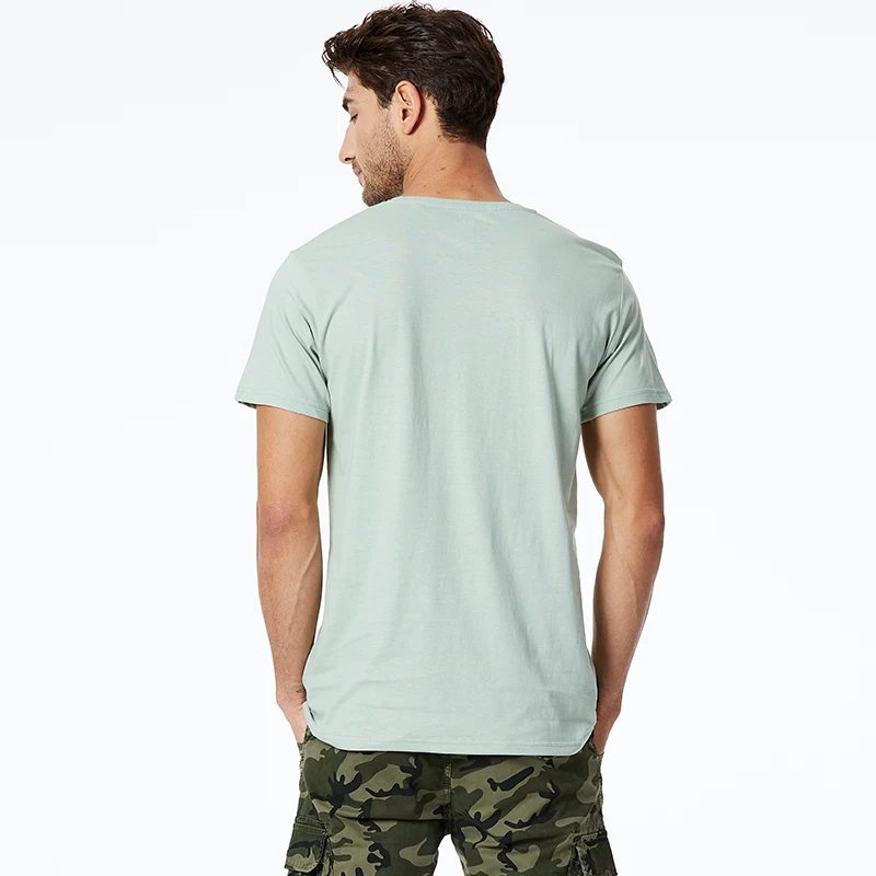 Мужская футболка с коротким рукавом и круглым вырезом принтом | одежда