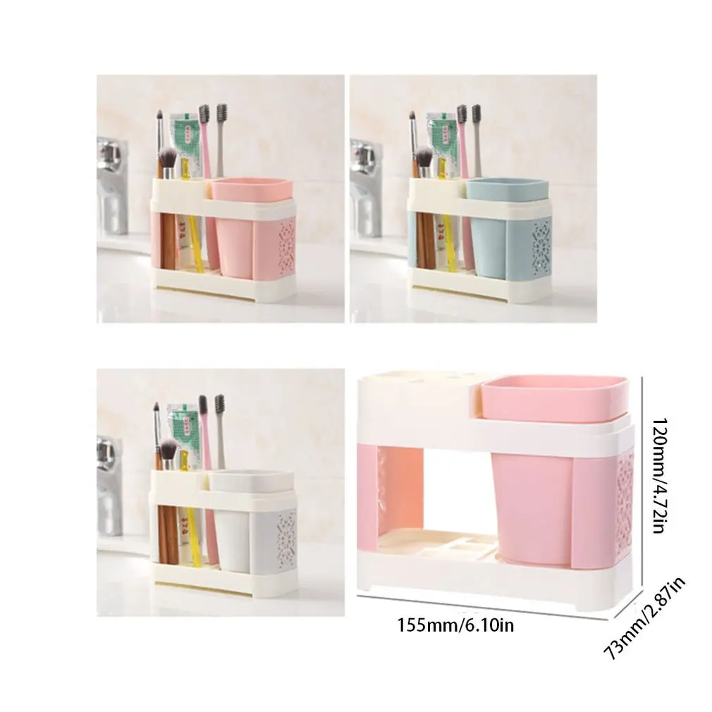 Creative Mouth Cup Bathroom Toothbrush Holder Washing Set Brushing Teeth Cylinder Toothpaste Rack Combination |