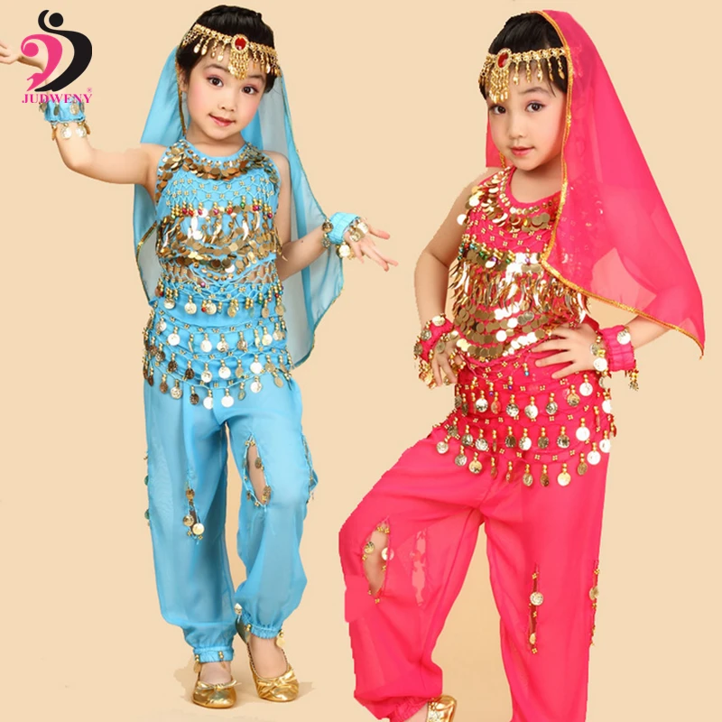 Детский костюм для танца живота новинка 2019 года Индийский Болливуд Восточный