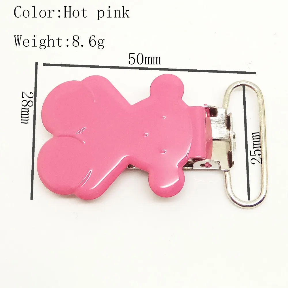 20 шт. в партии зажимы для соски медвежонке металлические подтяжек одежде|Зажимы