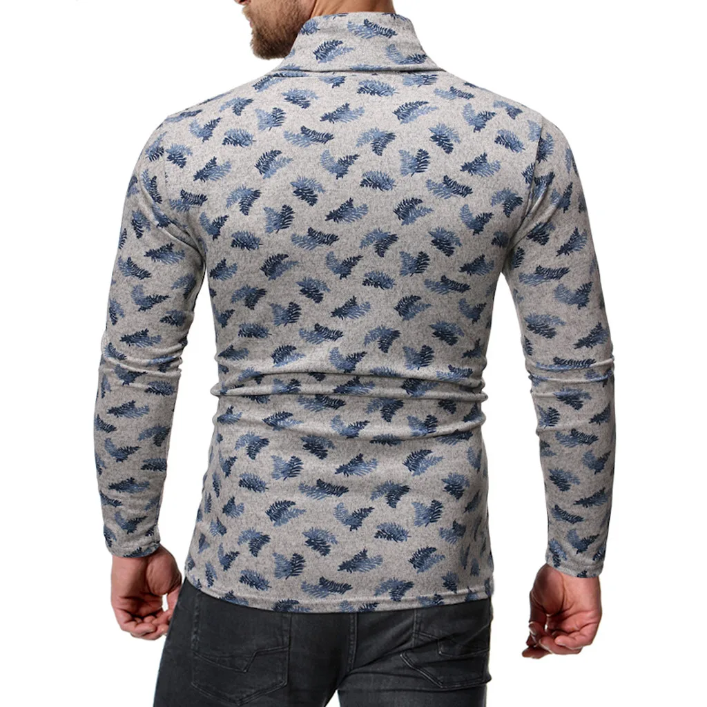 Мужские свитера Зимний пуловер с высоким воротником новые осенние вязаные